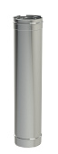 Купить Труба дымоходная прямая 1 м D-100 мм из нержавеющей стали Прок